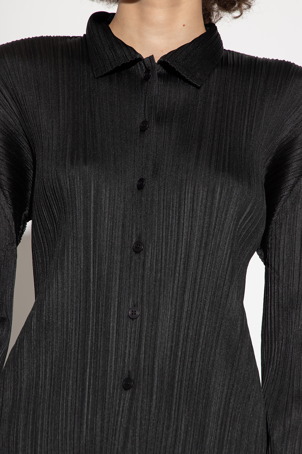 Black Pleated shirt Issey Miyake Pleats Please - Vitkac KR